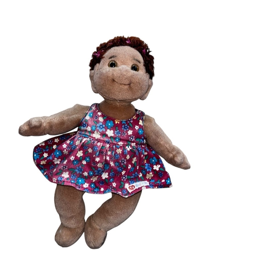 Ty Beanie Kids CUTIE Retired Black Brown a Hispanic African American baby doll